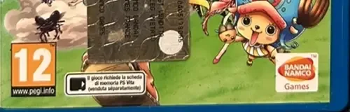 One Piece: Unlimited World Red, the PEGI square on its front