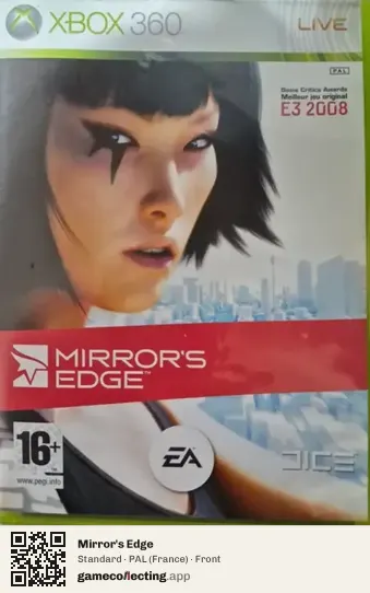 Mirror's Edge Xbox 360, France box front