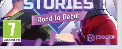 K-pop Idol Stories: Road to Debut, the PEGI square on its front