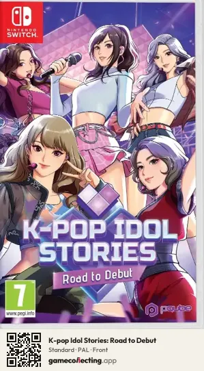 K-pop Idol Stories: Road to Debut Nintendo Switch, PAL box front