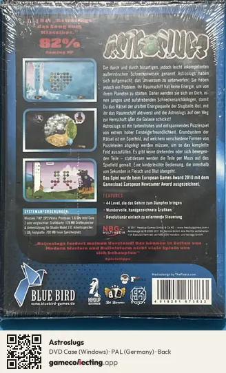 Astroslugs Computer, Germany box back