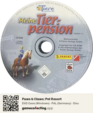 Paws & Claws: Pet Resort Computer, PAL disc