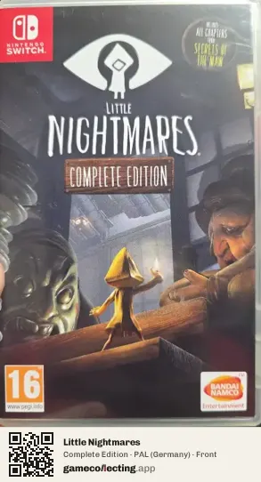 Little Nightmares Nintendo Switch, Germany box front