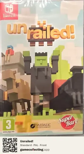 Unrailed! Nintendo Switch, PAL box front