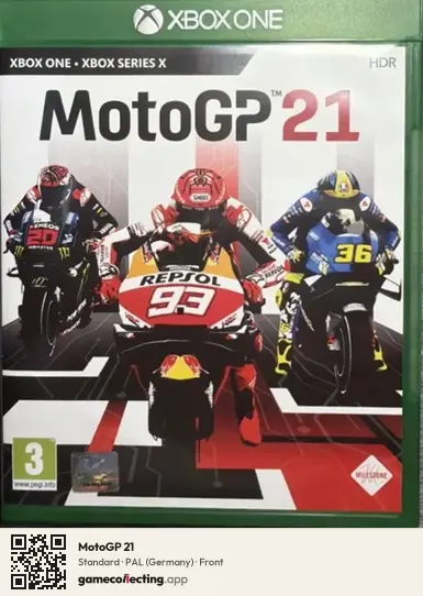MotoGP 21 Xbox Series X, Germany box front