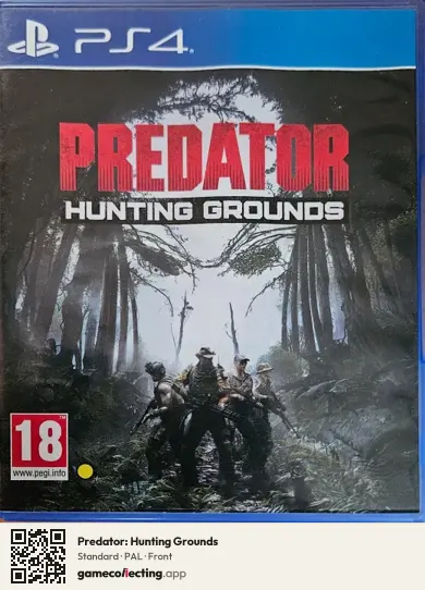 Predator: Hunting Grounds PlayStation 4, PAL box front