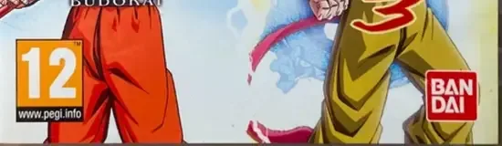 Dragon Ball Z Budokai HD Collection, the PEGI square on its front