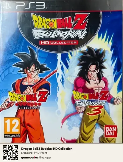 Dragon Ball Z Budokai HD Collection PlayStation 3, PAL box front