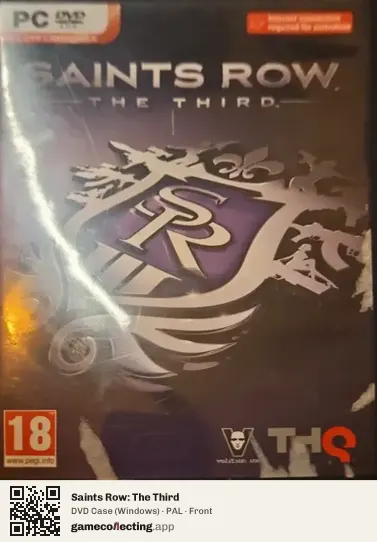 Saints Row: The Third Computer, PAL box front