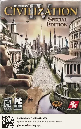 Sid Meier's Civilization IV Computer, NTSC box front