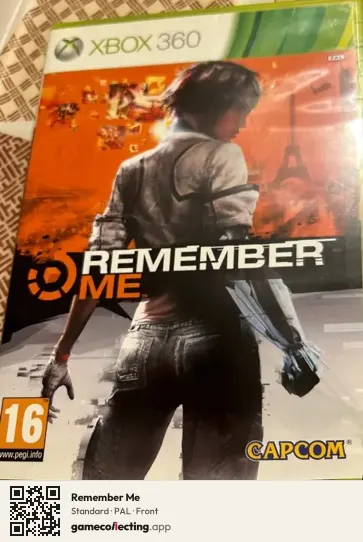 Remember Me Xbox 360, PAL box front