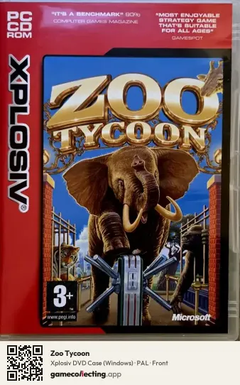 Zoo Tycoon Computer, PAL box front