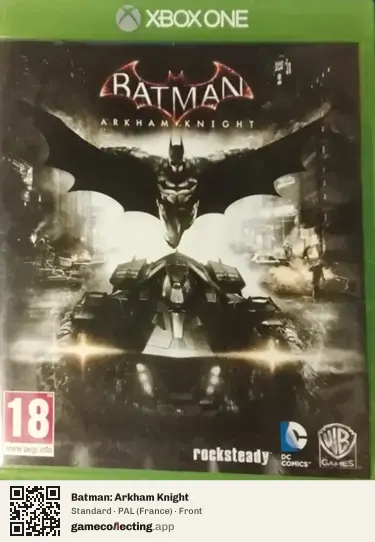 Batman: Arkham Knight Xbox One, France box front
