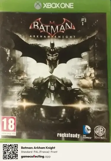 Batman: Arkham Knight Xbox One, France box front