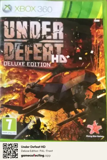 Under Defeat HD Xbox 360, PAL box front