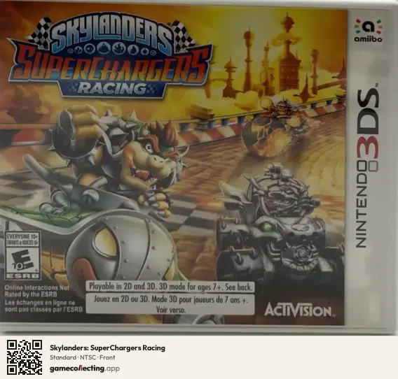 Skylanders: SuperChargers Racing Nintendo 3DS, NTSC box front