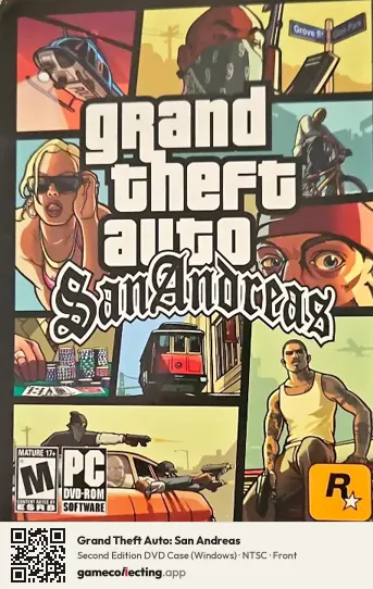Grand Theft Auto: San Andreas Computer, NTSC box front
