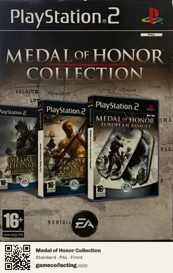 Medal of Honor Collection PlayStation 2, PAL box front