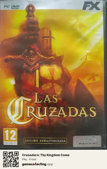 Crusaders: Thy Kingdom Come Computer, PAL box front