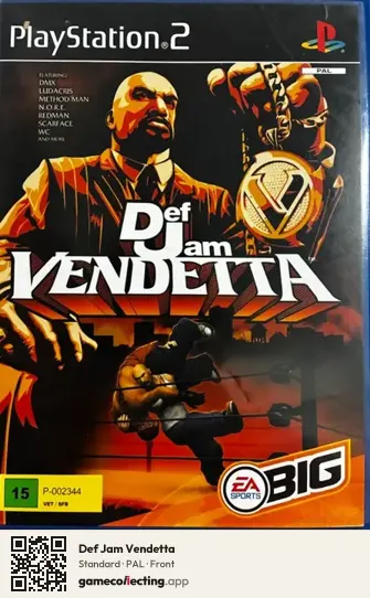 Def Jam Vendetta PlayStation 2, PAL box front