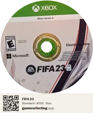 FIFA 23 Xbox Series X, NTSC disc