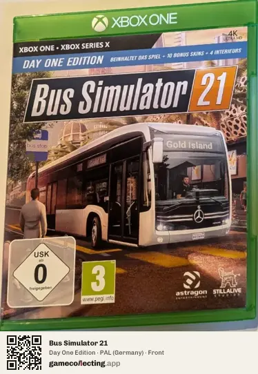 Bus Simulator 21 Xbox One, Germany box front