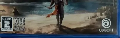 Assassin's Creed Origins, the CERO letter on its front