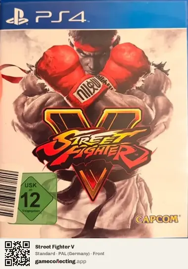 Street Fighter V PlayStation 4, Germany box front