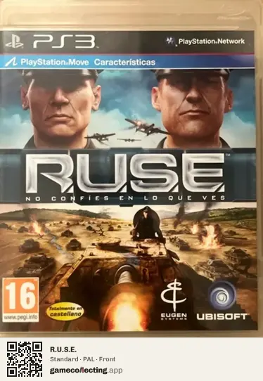 R.U.S.E. PlayStation 3, PAL box front