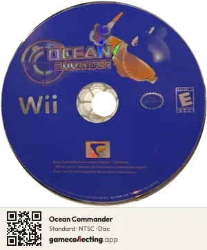 Ocean Commander Nintendo Wii, NTSC disc