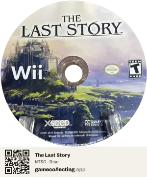 The Last Story Nintendo Wii, NTSC disc