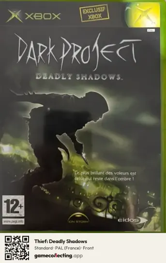 Thief: Deadly Shadows Xbox, France box front