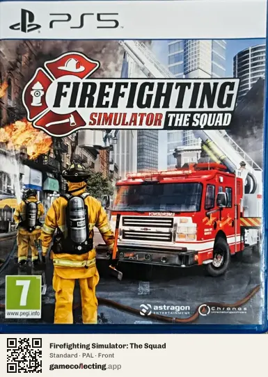 Firefighting Simulator: The Squad PlayStation 5, PAL box front