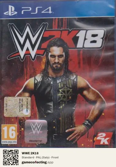 WWE 2K18 PlayStation 4, Italy box front