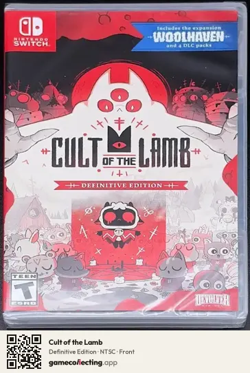 Cult of the Lamb Nintendo Switch, NTSC box front