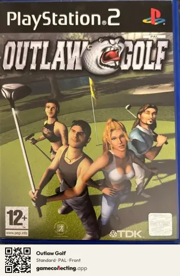 Outlaw Golf PlayStation 2, PAL box front