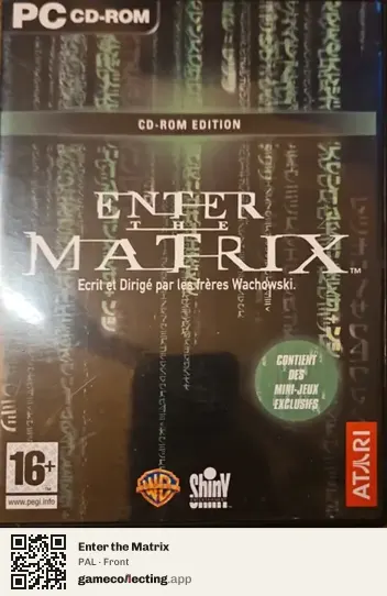 Enter the Matrix Computer, PAL box front