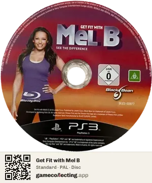 Get Fit with Mel B PlayStation 3, PAL disc