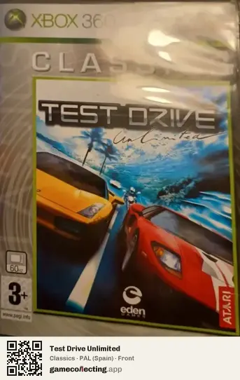 Test Drive Unlimited Xbox 360, Spain box front