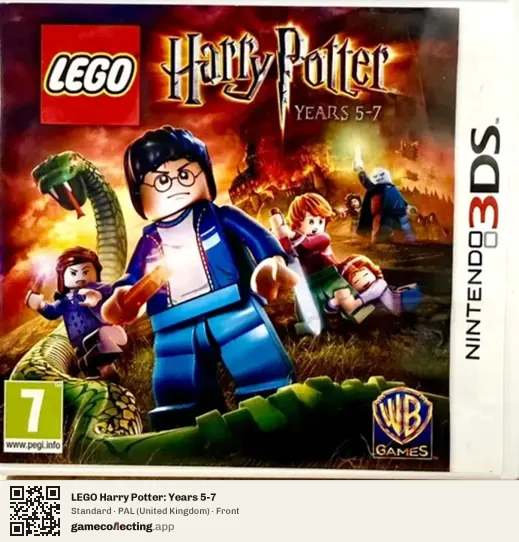 LEGO Harry Potter: Years 5-7 Nintendo 3DS, United Kingdom box front