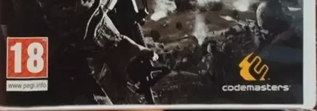 Operation Flashpoint: Dragon Rising, the PEGI square on its front