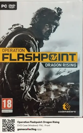 Operation Flashpoint: Dragon Rising Computer, PAL box front