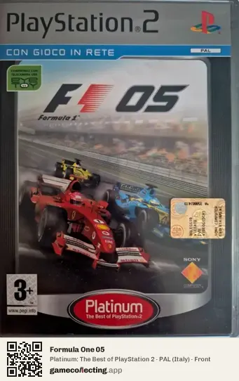 Formula One 05 PlayStation 2, Italy box front