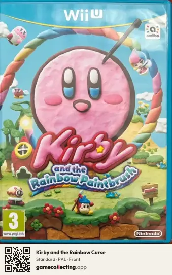 Kirby and the Rainbow Curse Nintendo Wii U, PAL box front
