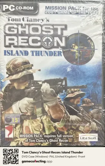 Tom Clancy's Ghost Recon: Island Thunder Computer, United Kingdom box front