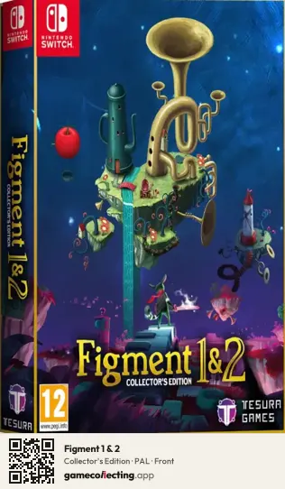 Figment 1 & 2 Nintendo Switch, PAL box front