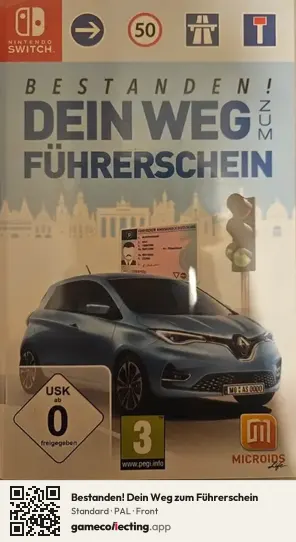 Bestanden! Dein Weg zum Führerschein Nintendo Switch, PAL box front