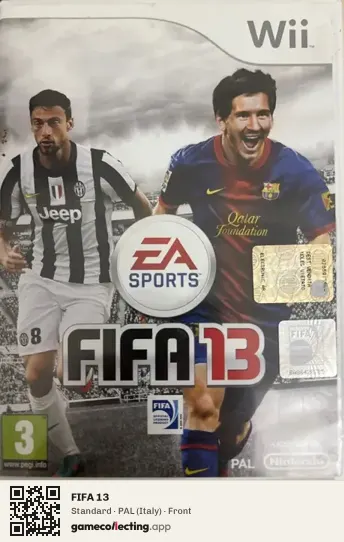 FIFA 13 Nintendo Wii, Italy box front