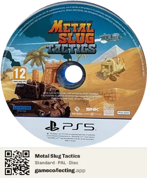 Metal Slug Tactics PlayStation 5, PAL disc