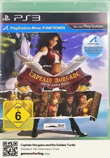 Captain Morgane and the Golden Turtle PlayStation 3, Germany box front